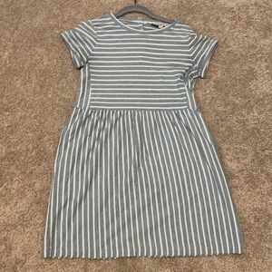 LOFT striped mini dress